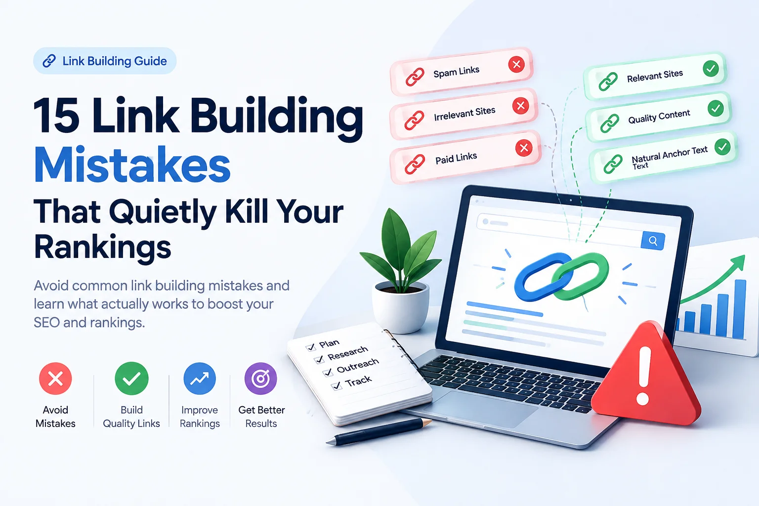 15 link building mistakes that can hurt SEO rankings